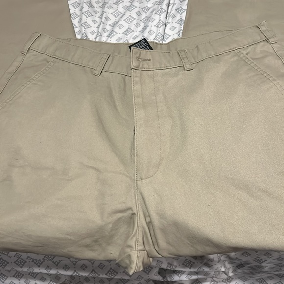 George Flat Front Khaki Pants - 36 x 34 - Picture 2 of 4